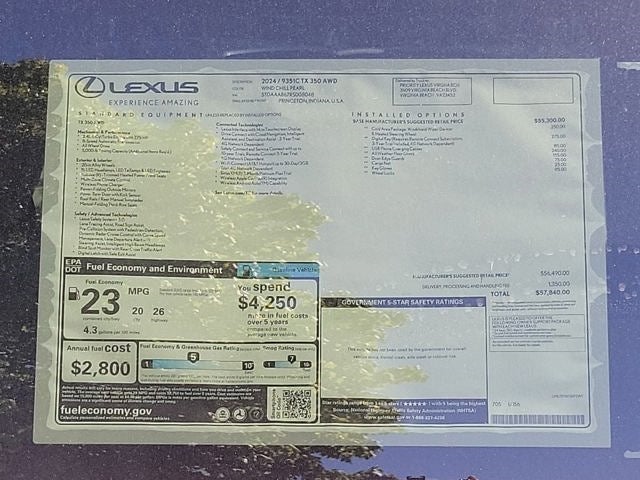 2024 Lexus TX 350 TX 350