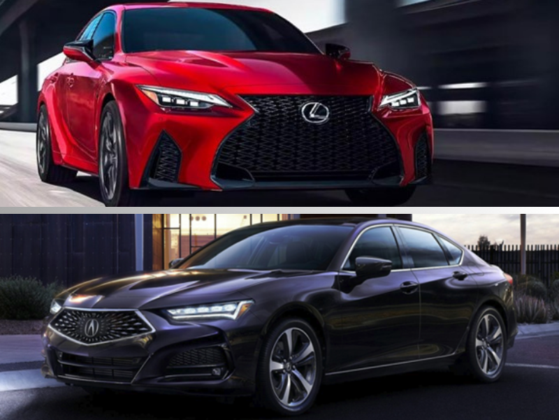 Lexus IS vs Acura TLX