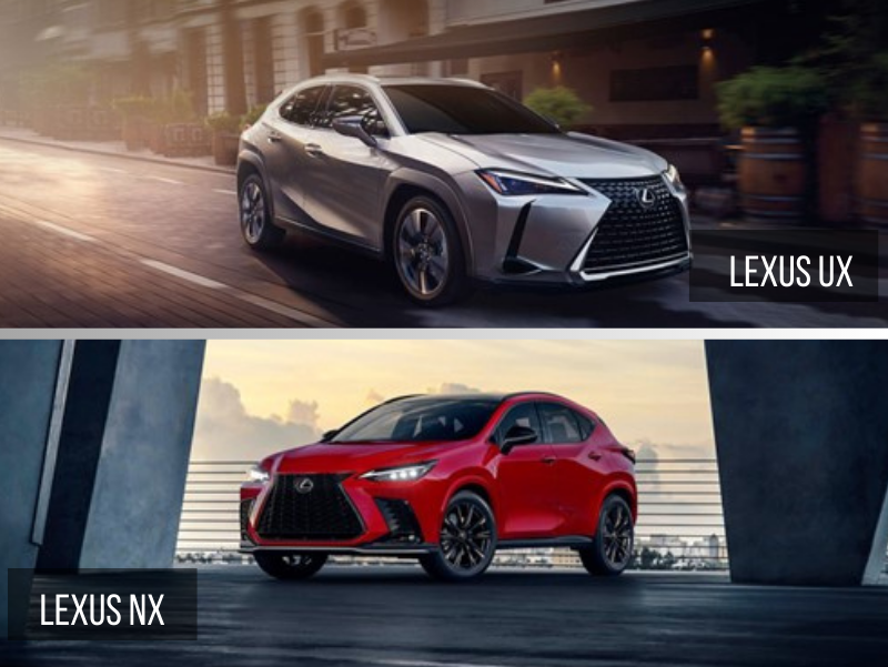 Lexus UX vs NX